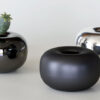 Th. Marthinsen Black edition vase, sort blank