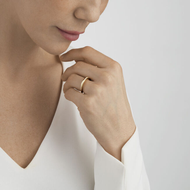 Georg Jensen "Offspring" ring i gult gull