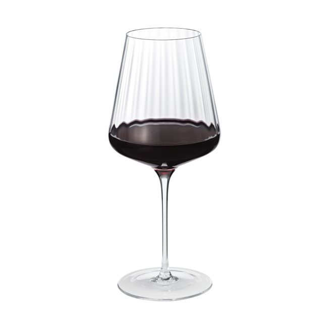 Georg Jensen “Bernadotte" 6-pakning med rødvinsglass