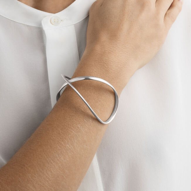Georg Jensen "Infinity" armring i sølv
