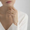 Georg Jensen "Magic" ring i gult gull og diamant