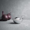 Georg Jensen "Bloom" salt/ krydder skål med skje