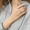 Susanne Friis Bjørner ring i sølv med phrenite