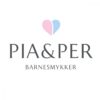 Pia og Per med "Fader vår" Rosa hjerte i emalje
