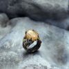 By Birdie "Ponte Rutile" ring i sølv med rutilkvarts, gult gull detaljer og diamanter