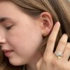 Ring til bunad med forgylt løv Aust-Agder / Åmli bunad