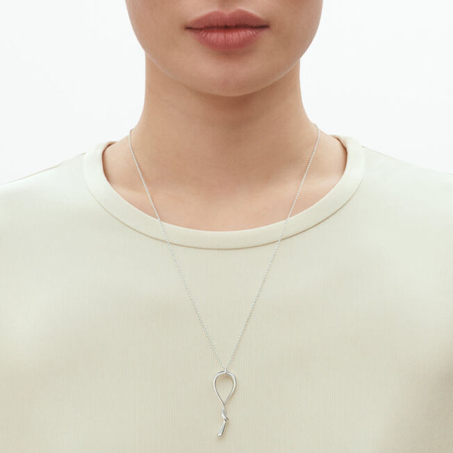Georg Jensen “Mercy Pendant” anheng i sølv
