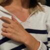 Armbånd i gult gull med diamanter 0.06 ct