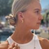 OLE LYNGGAARD COPENHAGEN Shooting Stars small ørepynt med diamant