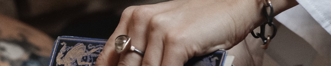 Silver long OLE LYNGGAARD COPENHAGEN Julius ring i sølv