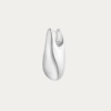 Georg Jensen “Reflect big earring" singel ørering i sølv