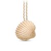 Stardust Seashell anheng i forgylt sølv