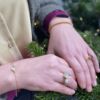 Susanne Friis Bjørner ring forgylt med ferskvannsperle, liten