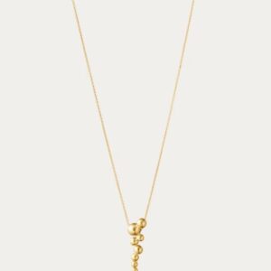 Georg Jensen «Moonlight Grapes» anheng i gult gull