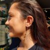 Susanne Friis Bjørner balanseørepynt i sølv med karneol, ametyst og granat