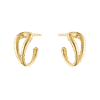 Georg Jensen "MERCY Swirl" ørering i gult gull