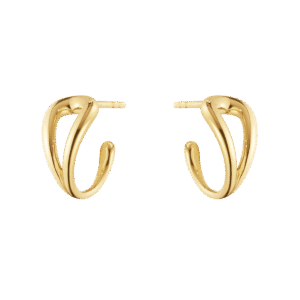Georg Jensen "MERCY Swirl" ørering i gult gull