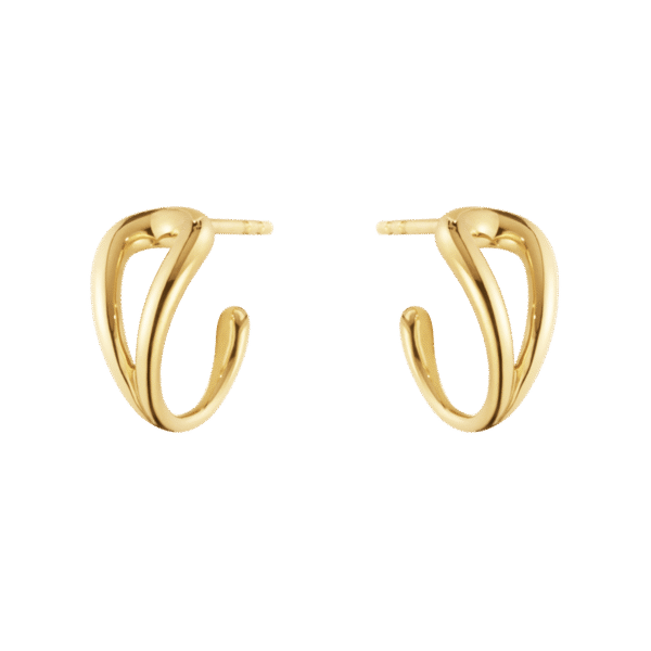 Georg Jensen "MERCY Swirl" ørering i gult gull