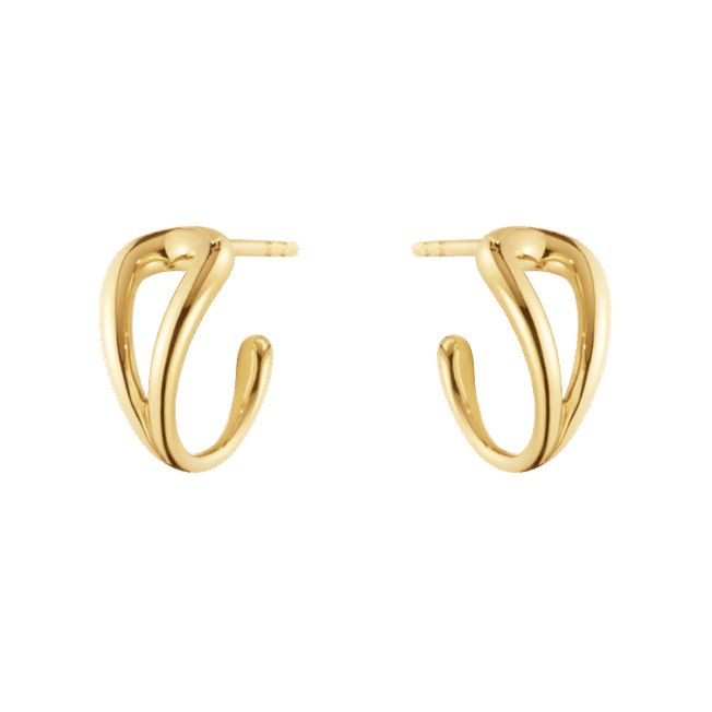 Georg Jensen "MERCY Swirl" ørering i gult gull