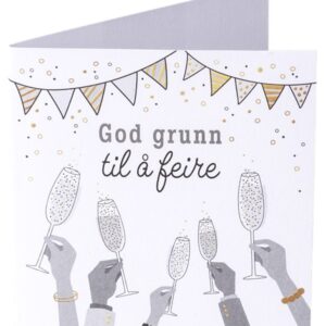 Kort "God grunn til å feire"
