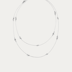 Georg Jensen «Moonlight Grapes Sautoir» langt kjede i sølv