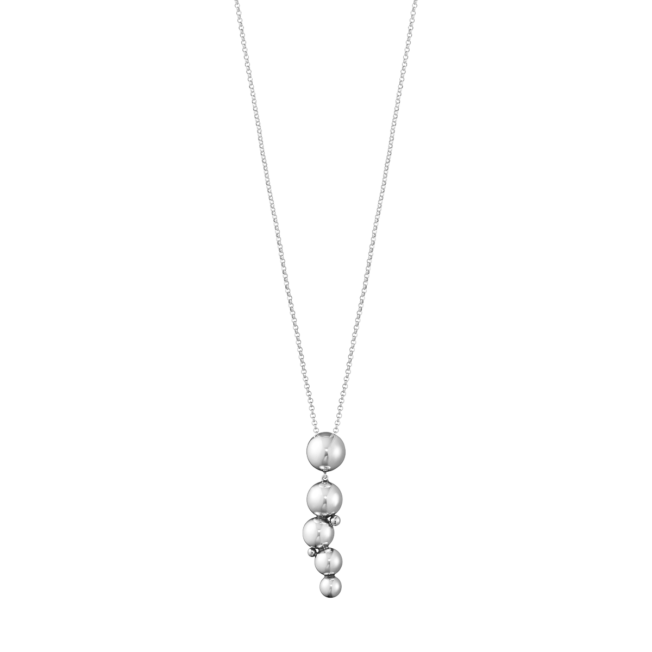 pack__20000662_GRAPE_PENDANT_551G_SILVER Georg Jensen Moonlight Grapes kjede i sølv