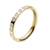Georg Jensen «Magic» ring i gult gull med diamanter