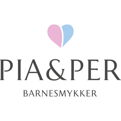 Gullhjerte med engel til barn fra Pia og Per