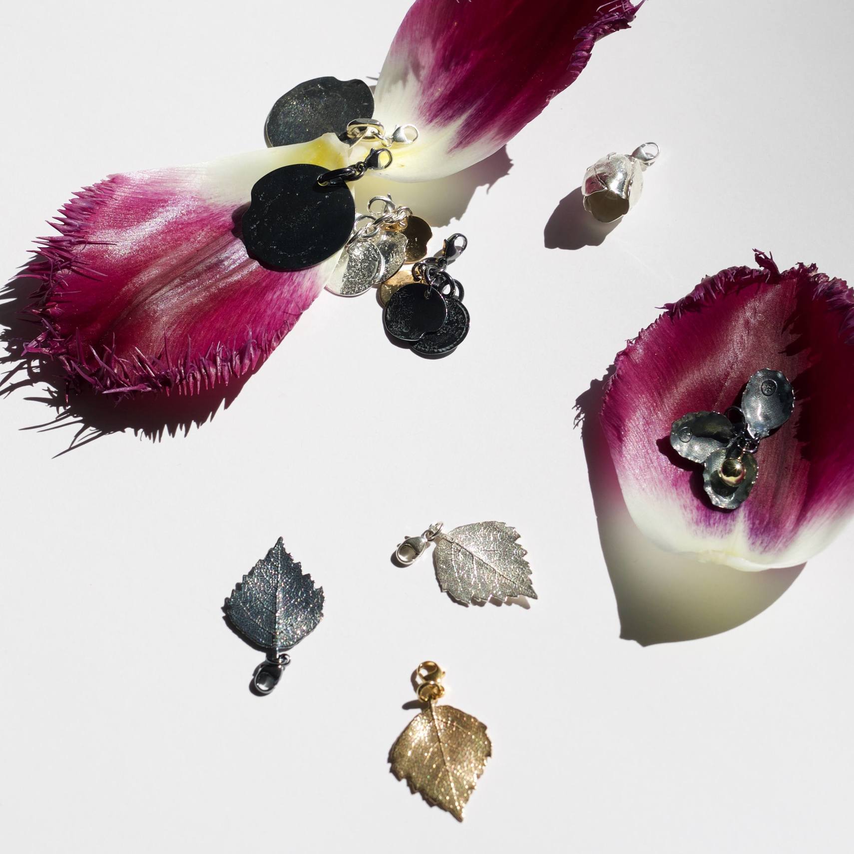 spor- merkevare Spor "Hav" kjede med Swarovski i hvitt sølv