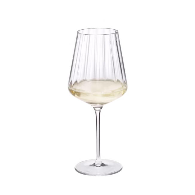 Bernadotte hvitvinsglass fra Georg Jensen i krystall. Rommer 0,43 liter