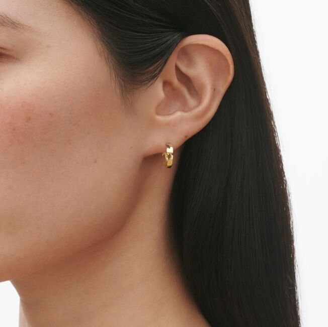 20001822-1 Georg Jensen "FUSION Small earring" ørering i gult gull