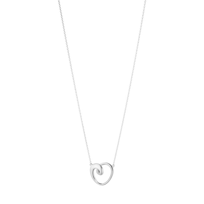 Georg Jensen "2026 Heart" kjede i sølv