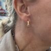 Ørering dobbel i gult gull 18 K