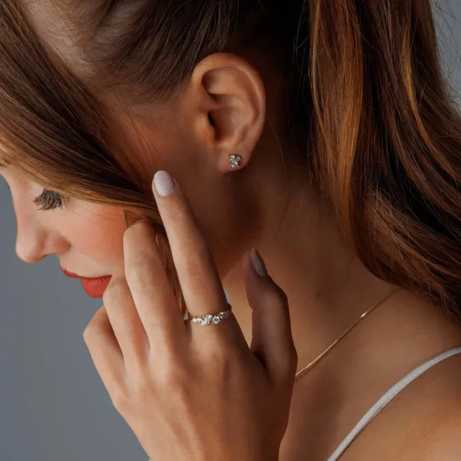 EC 1914 ring "Limited edition" i gult gull med diamanter