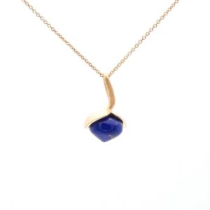 94161GG11 Noën «Dolce medium» anheng i forgylt sølv med lapis