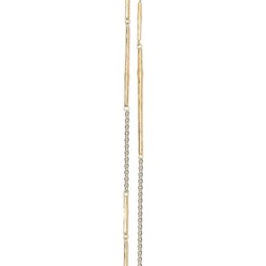 97132GG Noën «Forest» kjede i forgylt sølv 70 cm