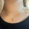 EC 1914 anheng "One of a kind" i gult gull med diamanter i rosa toner