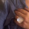 Ulrikke Vogt "Large Valmue" ring i sølv