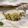 Ulrikke Vogt "Valmue branch bracelet" i forgylt sølv