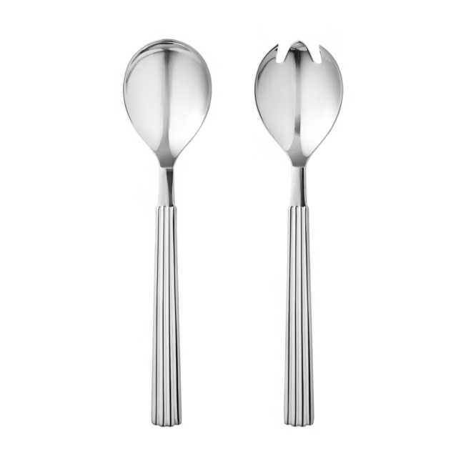 Georg Jensen “Bernadotte" salatsett  i stål