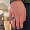 Ring med Ulvehode i sølv
