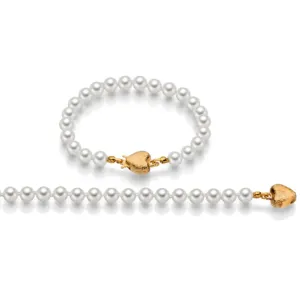 Prins og prinsesse, sett med perle armbånd og kjede