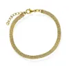 221488 Studio armbånd "Slick" i forgylt sølv