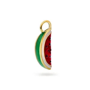 Sandra Lyng Melon Mood charm i forgylt sølv