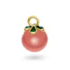 Sandra Lyng Peach Please charm i forgylt sølv