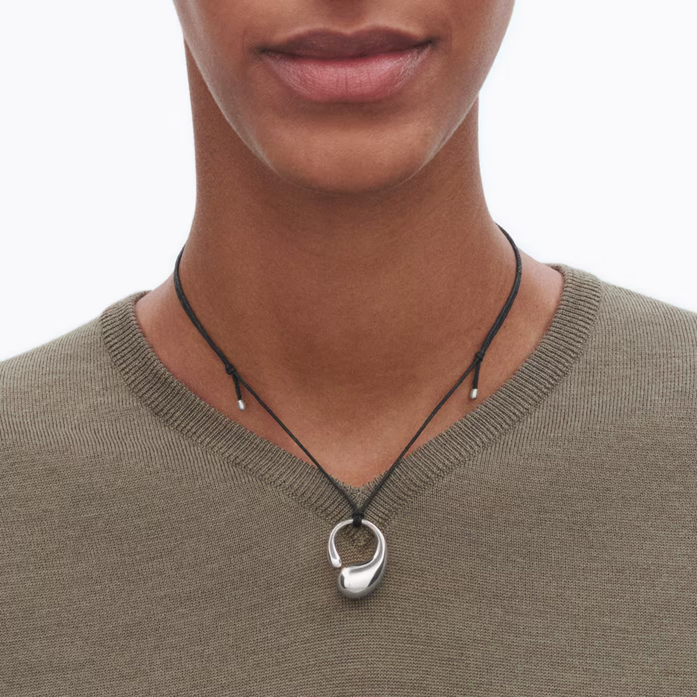 Georg Jensen “Mercy medium” anheng i sølv