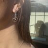 Georg Jensen "Torun- Forget med knot" øreringer i sølv