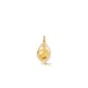 OLE LYNGGAARD COPENHAGEN Bird Family Pendant i gult gull med rutilkvarts