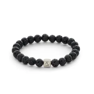 Lava armbånd 8 mm
