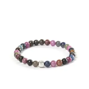 Amalfi armbånd 6 mm multi-color
